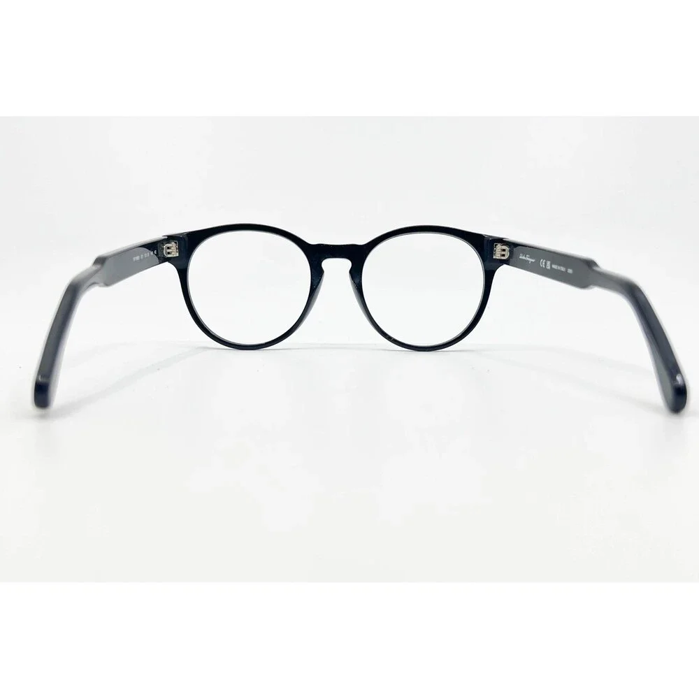 Salvatore Ferragamo Eyeglasses Womens Black SF1068S 001 Round 52-20-140